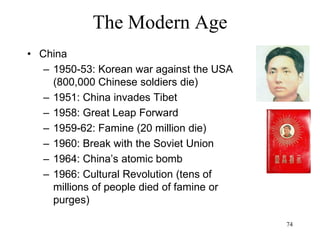 World War II
Nagasaki
Hiroshima
 