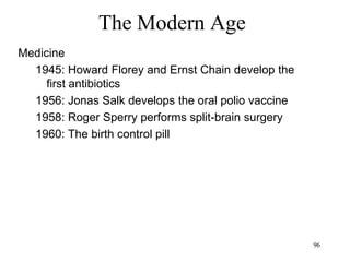 96
The Modern Age
• The automobile in the 1950s
Fiat 500 (1957)
Volkswagen Beetle 1938
Mini 1959
 