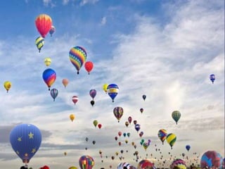 Hot air balloons