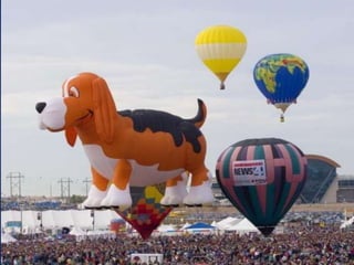 Hot air balloons