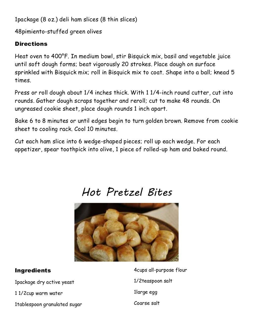 Hot and cold appetizer