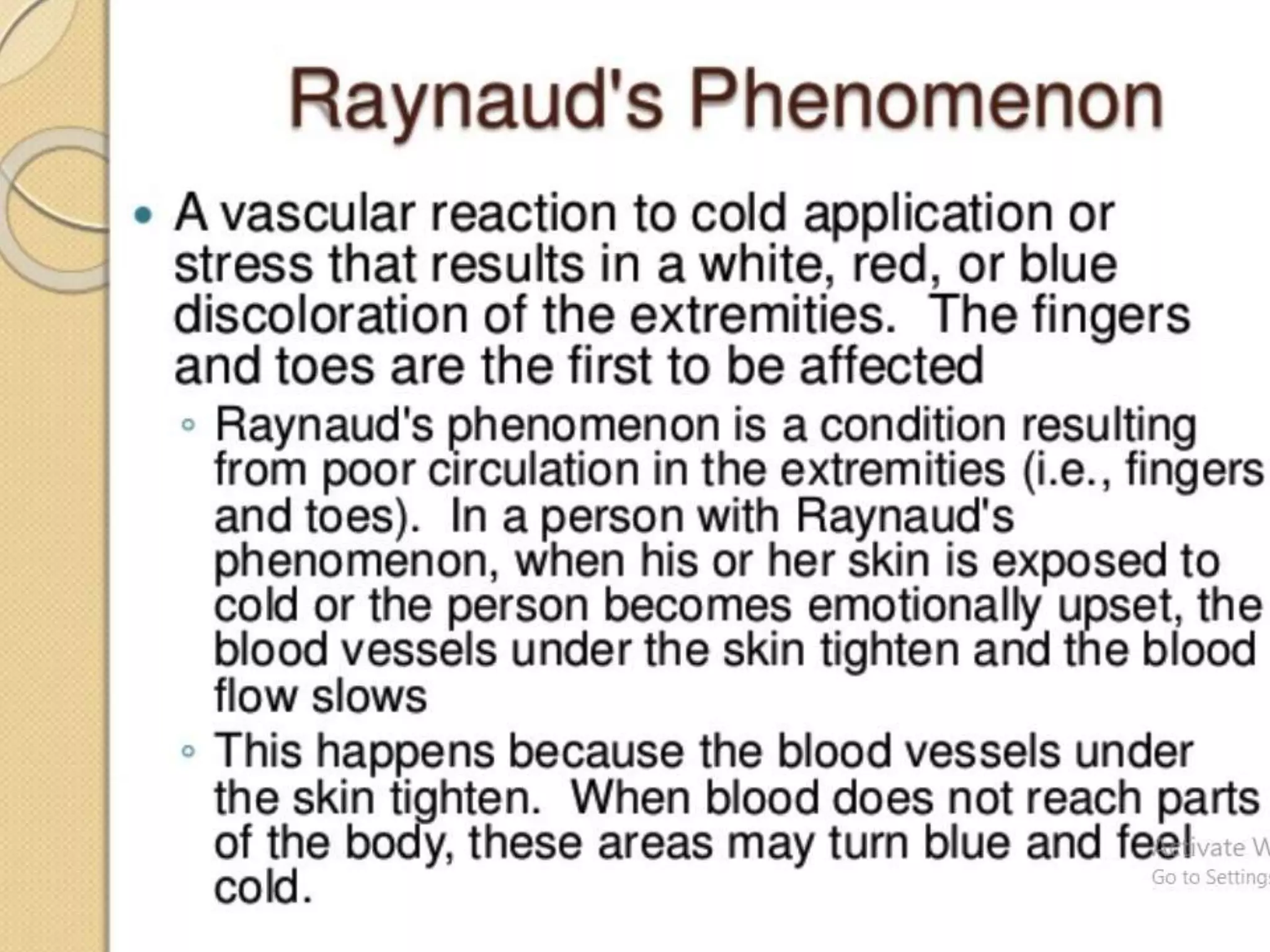 Hot and cold application