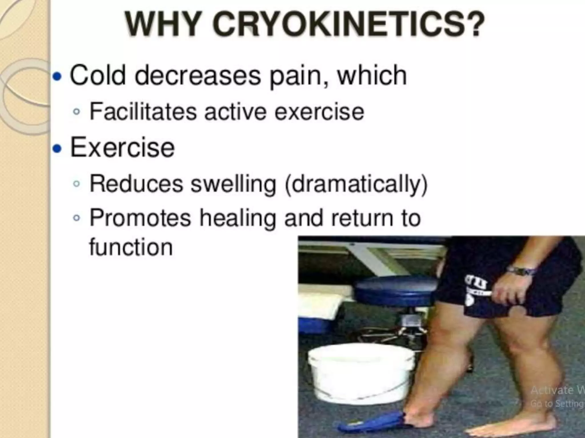 Hot and cold application