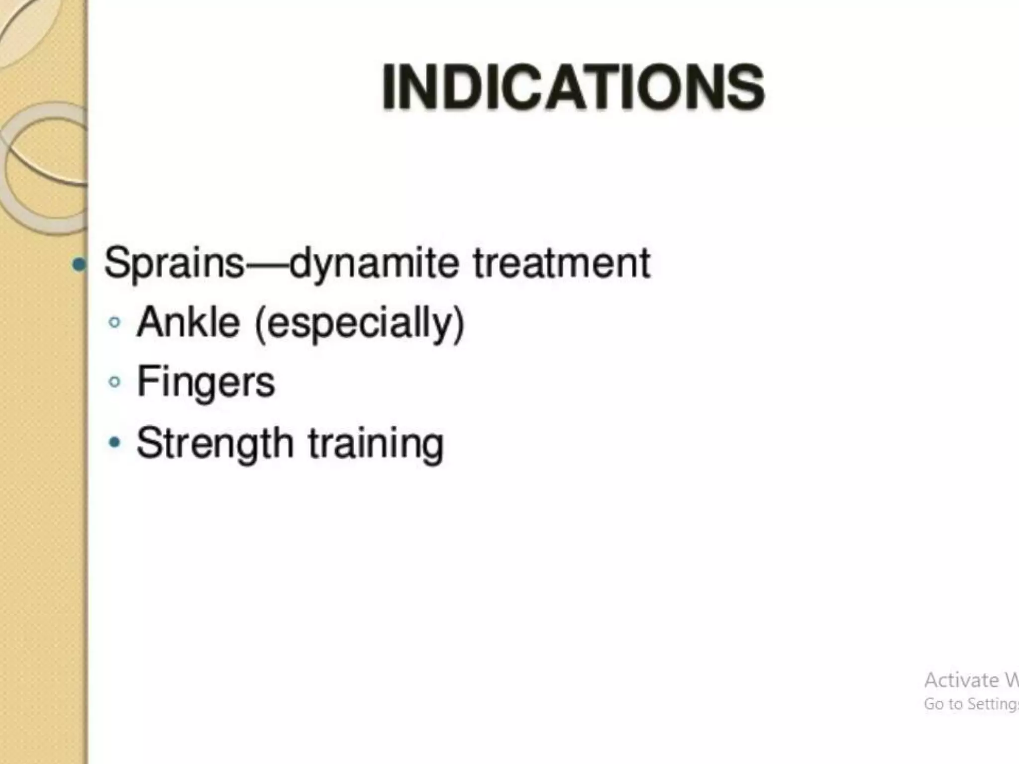 Hot and cold application