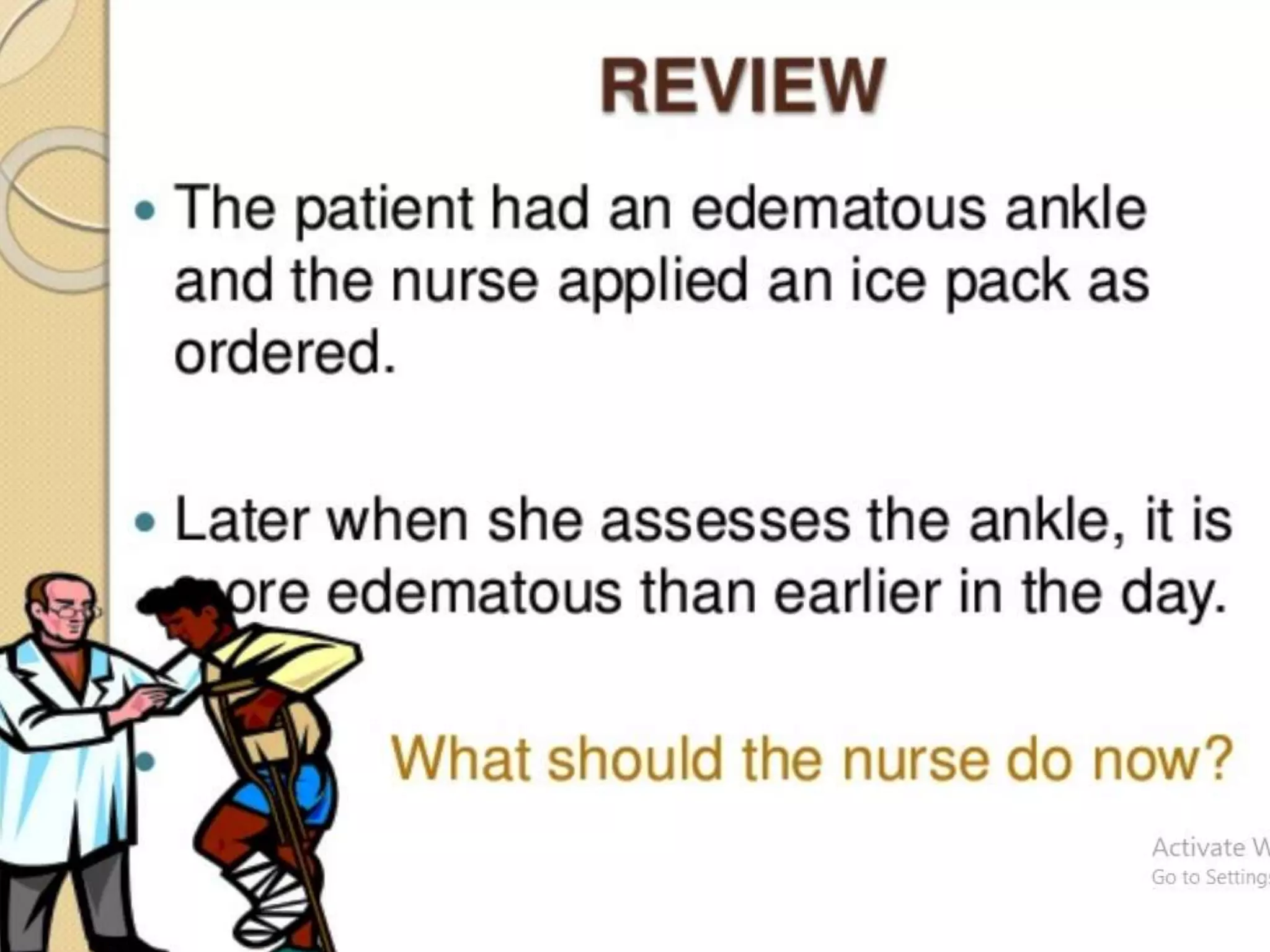 Hot and cold application