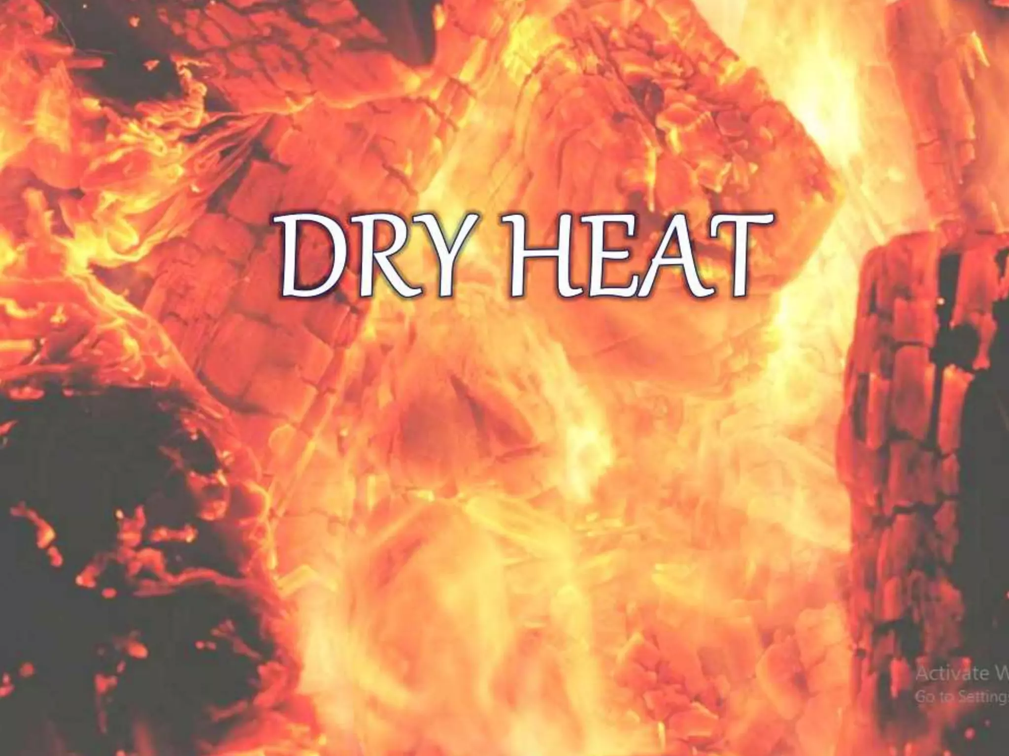 Hot and cold application