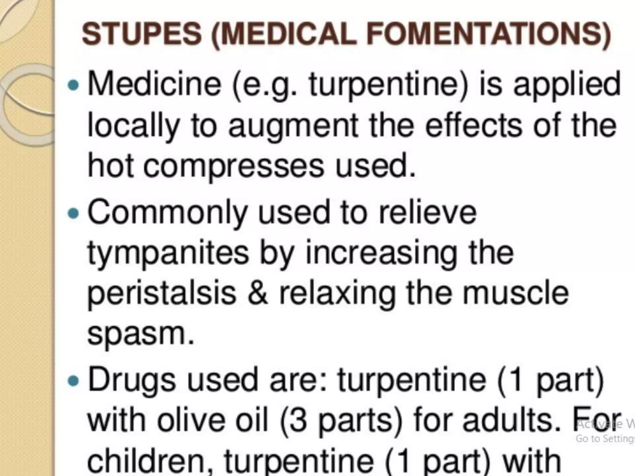Hot and cold application
