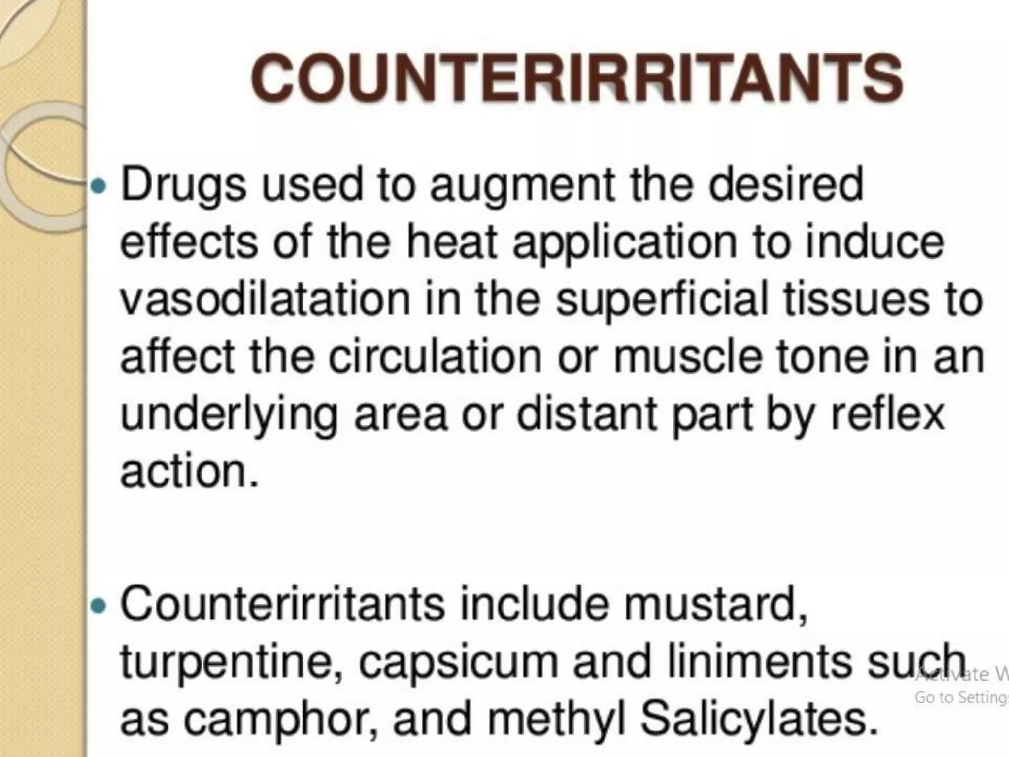 Hot and cold application