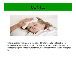 HOT AND COLD APPLICATION.Heat and cold applications promote offer ...