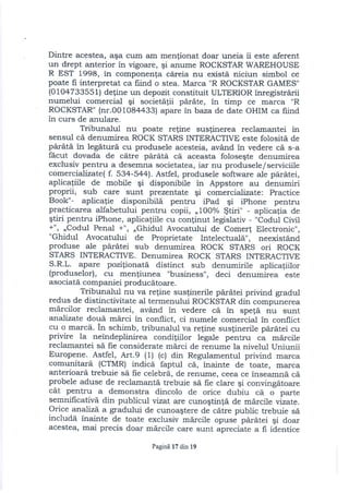 Hotărâre fond take two vs. s.c. rock stars interactive