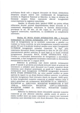 Hotărâre fond take two vs. s.c. rock stars interactive