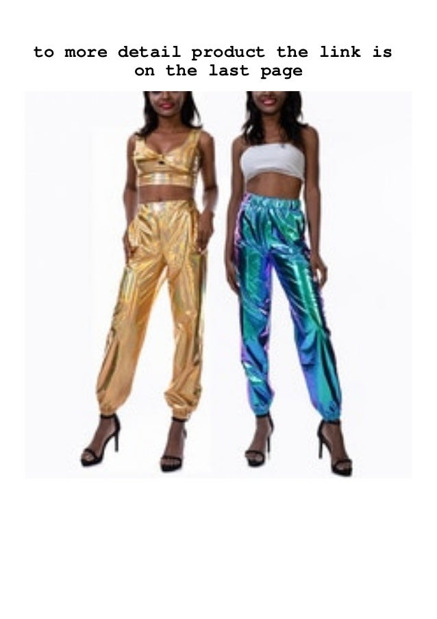 holographic cargo pants
