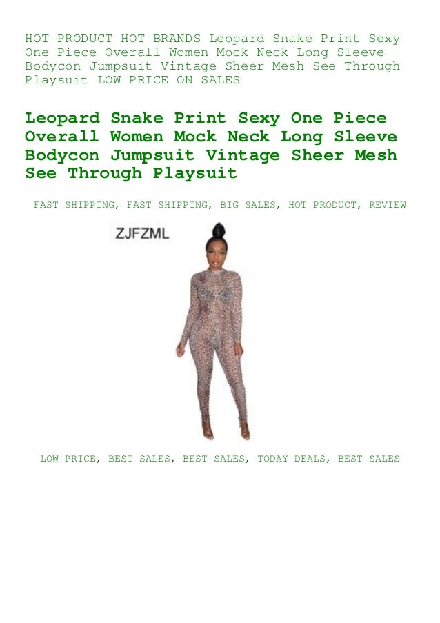 long sleeve snake print jumpsuit