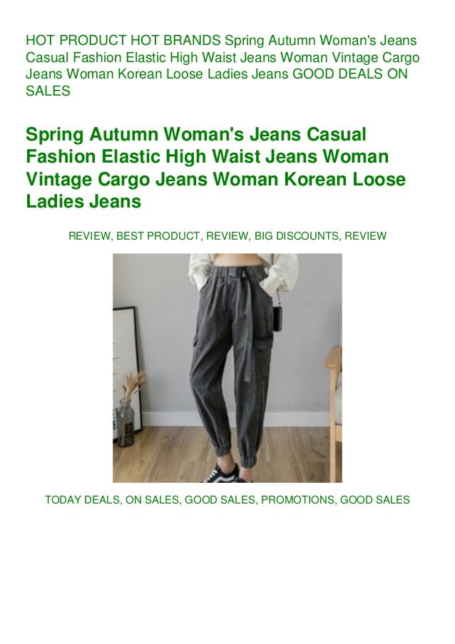 Hot Brands Spring Autumn Woman S Jeans Casual Fashion Elastic High Wa