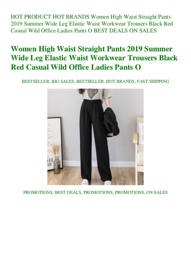 summer trousers ladies 2019