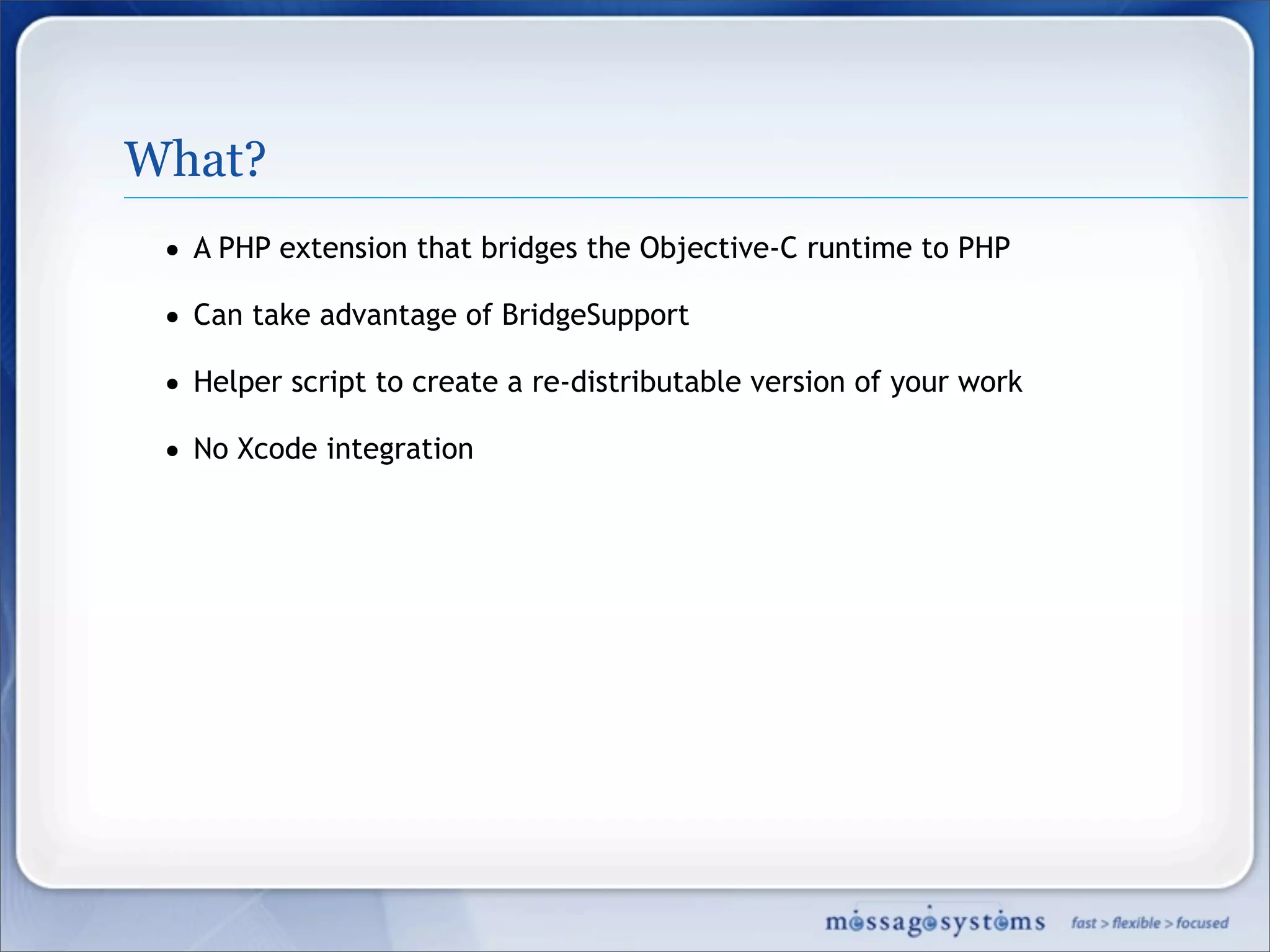 Hot Chocolate: You got cocoa in my PHP