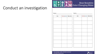 Conduct an investigation
 