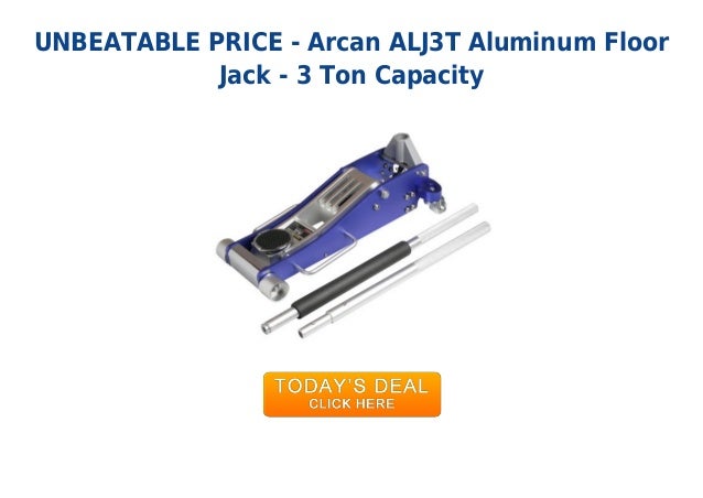 Hot Deal Arcan Alj3 T Aluminum Floor Jack 3 Ton Capacity