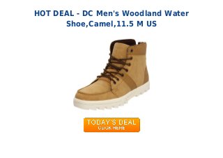HOT DEAL - DC Men's Woodland Water
Shoe,Camel,11.5 M US
 