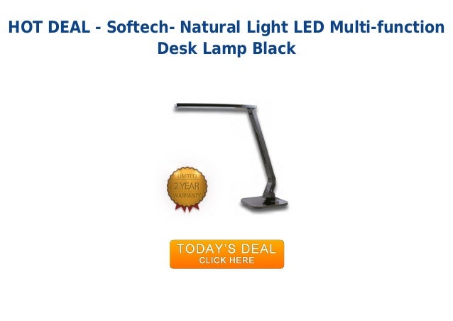 Natural Light Led Multi Function Desk Lamp Black Natural Light Led Multi Function Desk Lamp Black