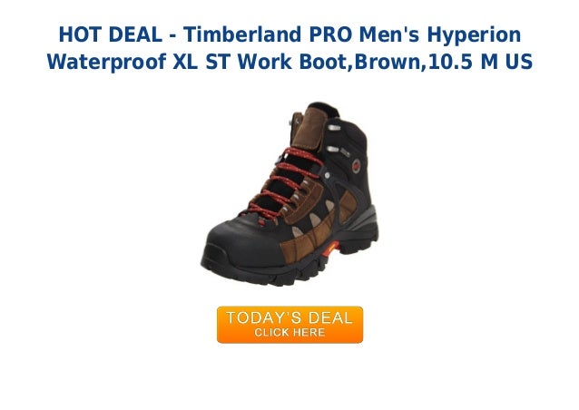 timberland pro men's hyperion work boot