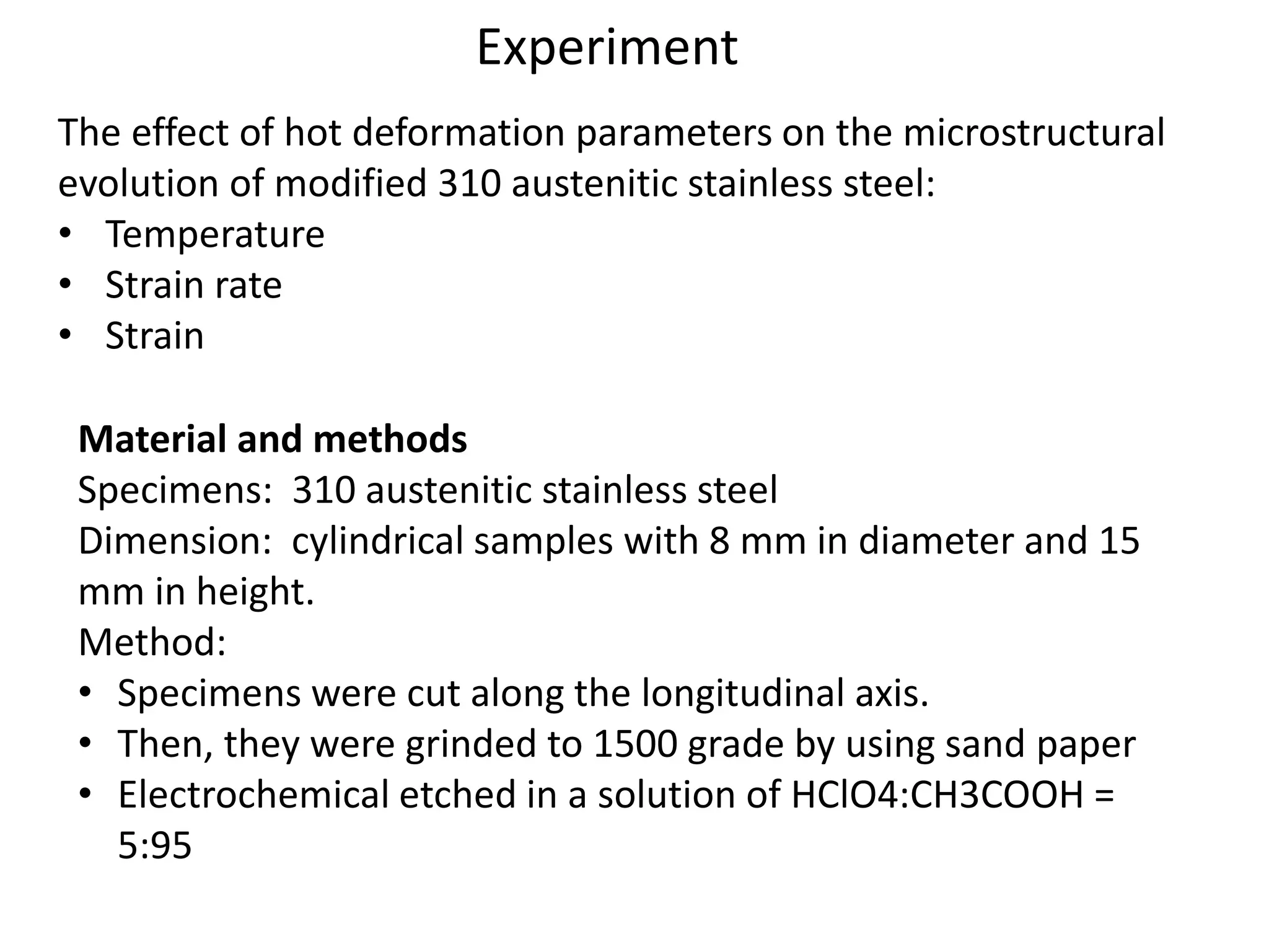 Hot deformation behaviour and microstructural evolution of modified | PPTX