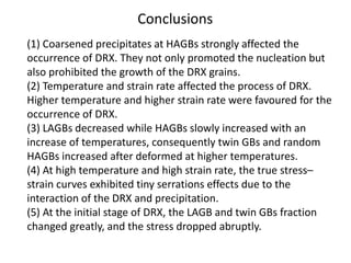 Hot deformation behaviour and microstructural evolution of modified | PPTX