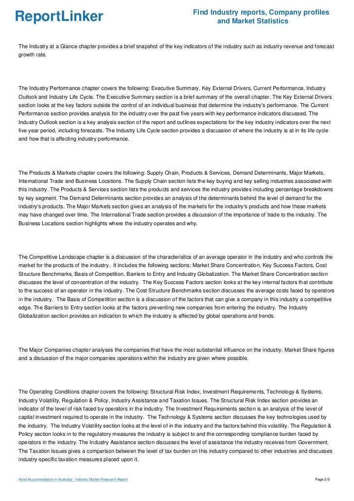 Hotel market study picture