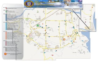 PLP 2014 Legazpi City Hotel map