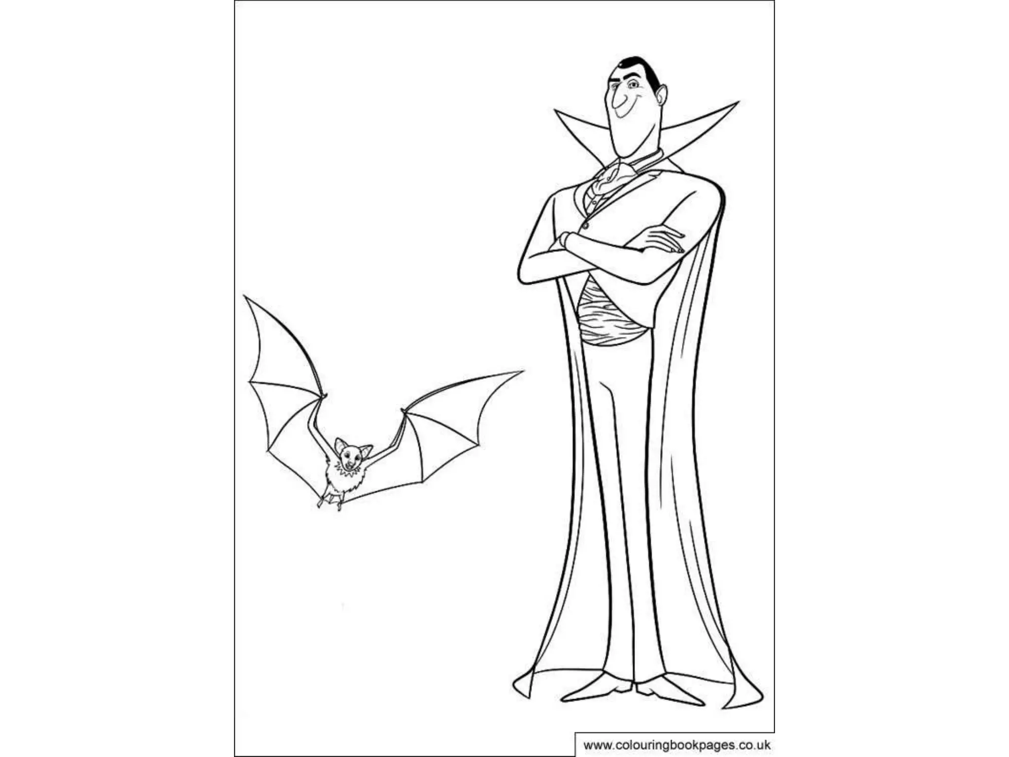 Hotel transylvania Colouring Pages and Kids Colouring Activities | PPT
