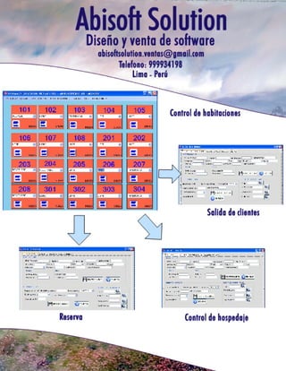 VENTA SISTEMA HOTELERO ABISOFT