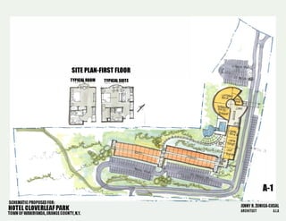 SITE PLAN-FIRST FLOOR
TYPICAL ROOM   TYPICAL SUITE




                               A-1
 