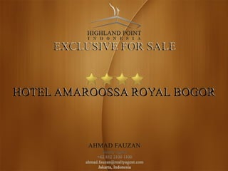 Hotel Amaroossa Royal Bogor