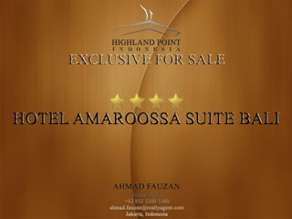 Hotel Amaroossa Suite Bali