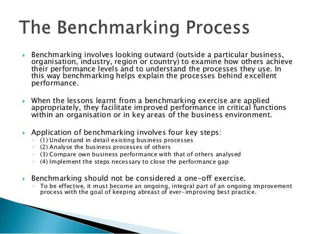 Casino benchmarking