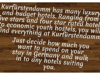 Hotel berlin kurfurstendamm