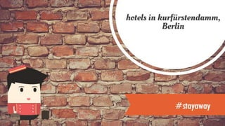 Hotel berlin kurfurstendamm