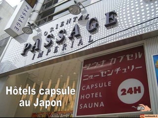Hôtels capsule au Japon 