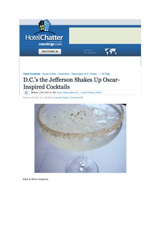 Hotel chatter article about umami.bar.improvement