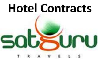 Hotel Contracts
 