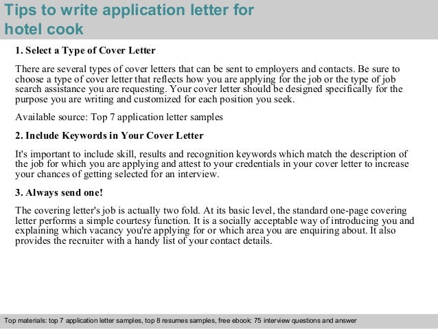 letter applying for a job