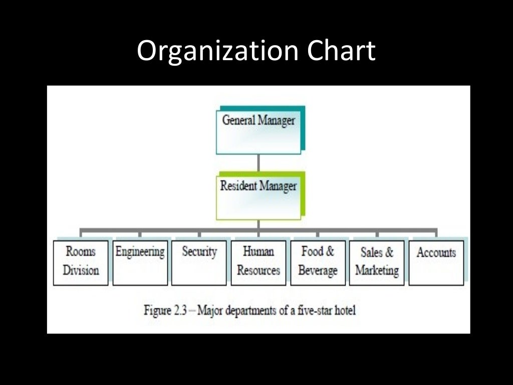 Hotel Organization Chart Full Departments