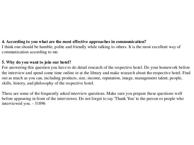 Casino interview process