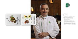 DDans un style Art Déco, le Baretto 
vous convie à des petits déjeuners paisibles 
avant l’agitation parisienne, suivis de 
déjeuners d’affaires, de dîners et de cocktails 
de fin de soirée dans une atmosphère 
chaleureuse et feutrée. 
The Baretto Restaurant’s Art deco interior 
transforms itself seamlessly from a tranquil 
breakfast time to a buzzy midday lunch venue, 
then to the quiet intimacy of cocktails, dinner 
and late drinks. The restaurant offers a modern 
approach to traditional French brasserie cuisine, 
blending simplicity with quality. 
 