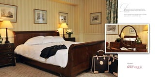 DDécouvrez les attentions toutes particulières 
qui assurent à chaque hôte un séjour des plus 
confortable. 
Careful consideration has been given to provide 
each guest with a comfortable stay. 
 