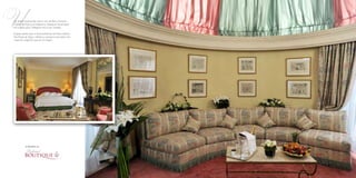 UUn dôme translucide que le ciel de Paris illumine. 
L’Hôtel de Vigny correspond à l’époque romantique 
où le goût pour l’élégance est à son comble. 
A glass dome that is illuminated by the Paris skyline. 
The Hotel de Vigny reflects a romantic era when the 
craze for elegance was at its height. 
 