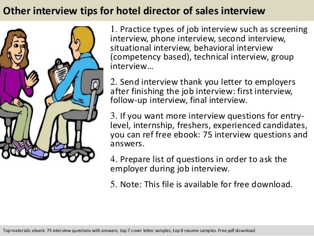 sales interview tips