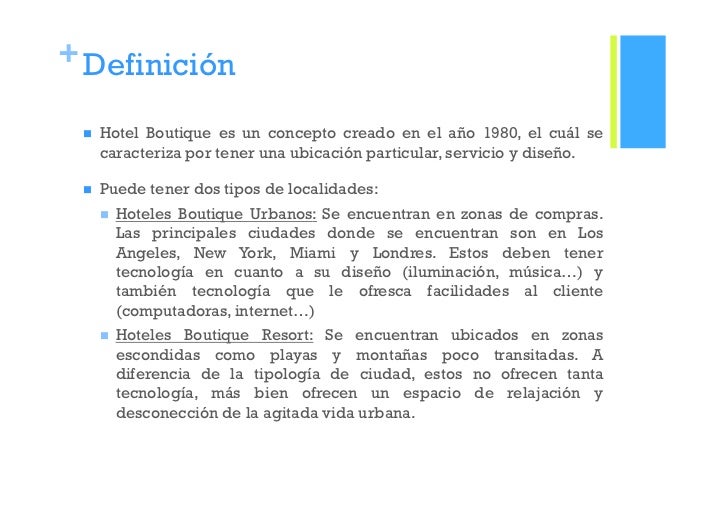 Clasificacion De Hoteles Boutique Clasificacion De Hoteles Boutique