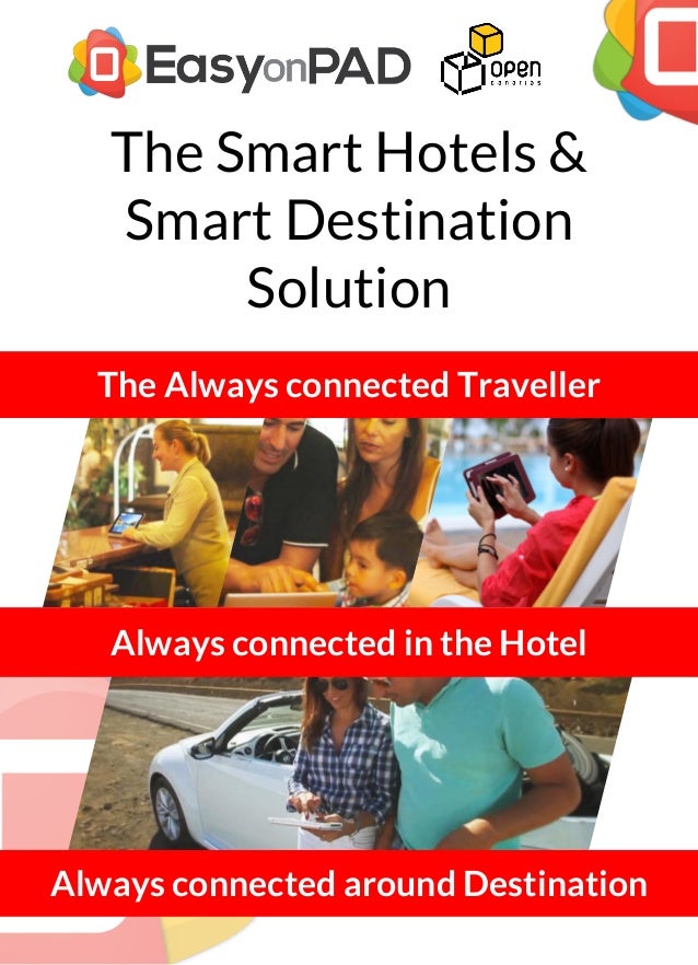 Always connected in the Hotel
The Always connected Traveller
Always connected around Destination
The Smart Hotels &
Smart Destination
Solution
 