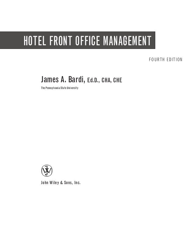 Hotel front office_management__2007_